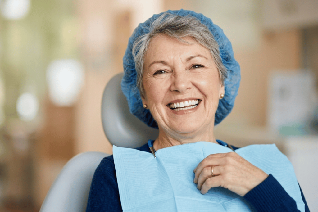 senior dental patient